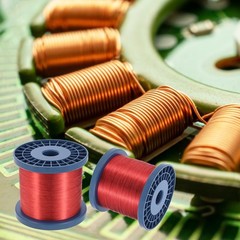 32 AWG Magnet Wire, 32 Gauge 48 oz Enameled Copper Wire, 155C(311F) Red