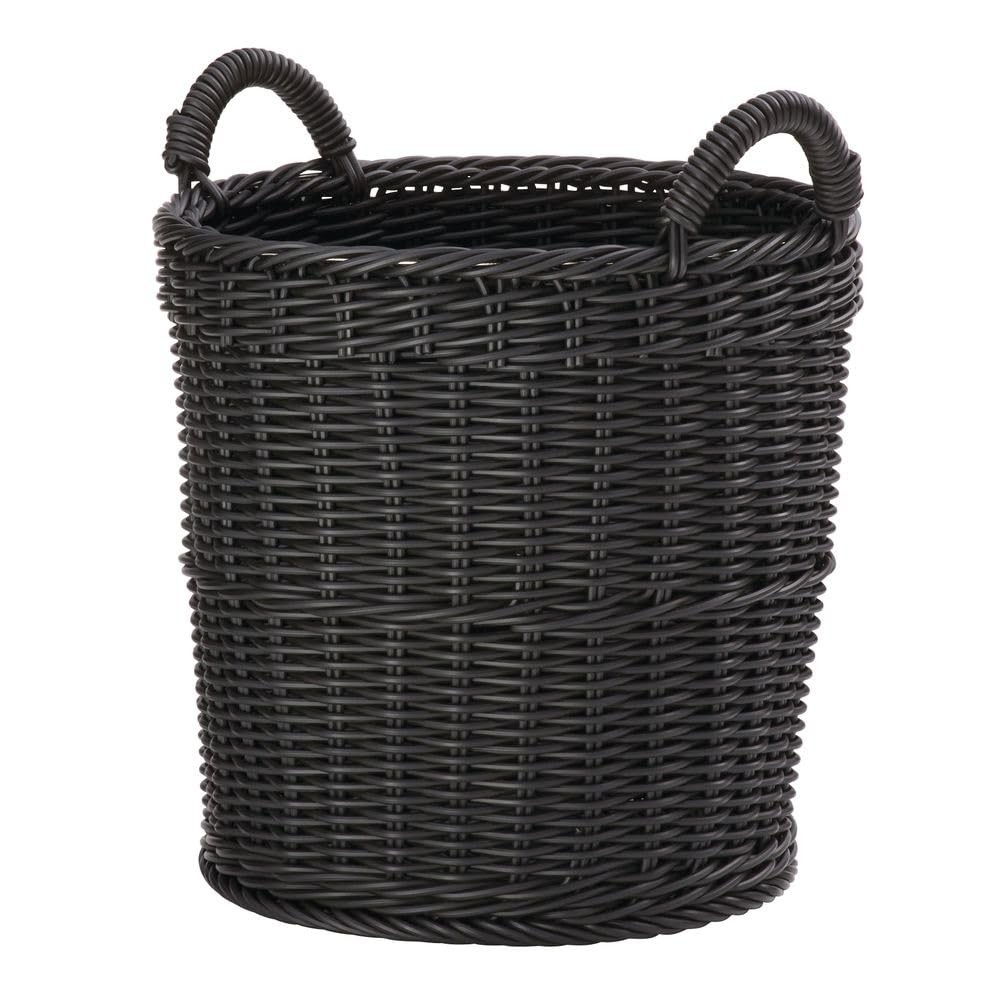 HUBERT Black Display Basket – 14″ Dia x 18″ H