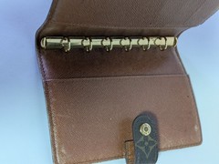 LOUIS VUITTON Monogram Agenda PM Notebook Cover R20005 Authentic 14.2cm x 10.2cm
