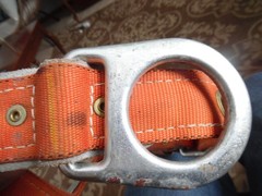 Klein 5480 Adjustable Lineman Safety Belt Size M W/MILLER SCORPION FALL Limiter