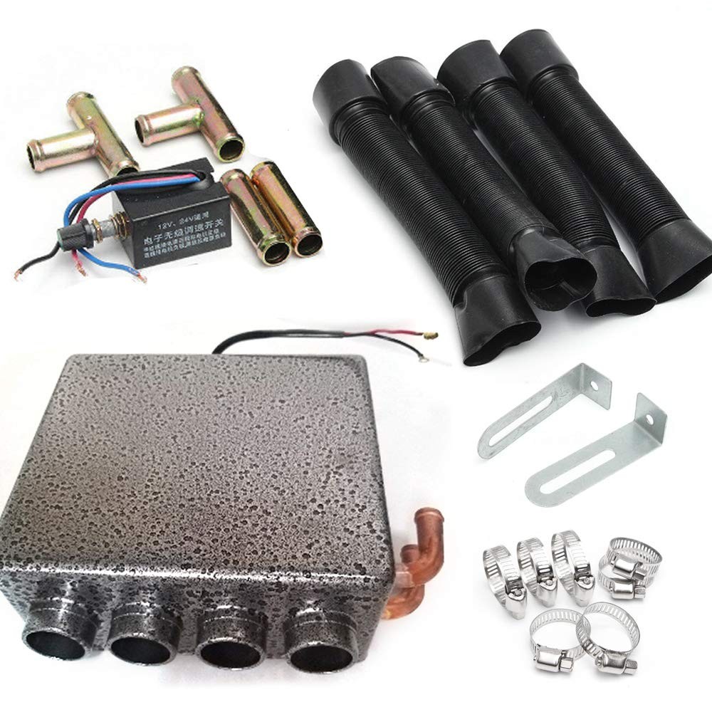 12V Universal Car Truck Under Dash Heater with Speed Switch & Defroster US Stock