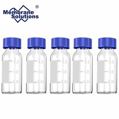 10000pcs 2mL Clear Screw Bottle HPLC Autosampler Vials for Agilent Waters Varian