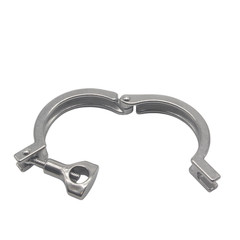 HFS(R) 2.5″ Sanitary Tri Clamp, Single Pin Heavy Duty Tri Clover for Ferrule TC