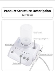 LED Dental Ultrasonic Piezo Scaler Handpiece Bottles Fit EMS Cavitron Woodpecker