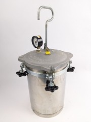 Fibre Glast 2.5 Gallon Resin Trap Vacuum Infusion Catch Pot, Lid Clamp 1500-A