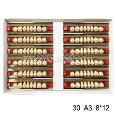 Dental Acrylic Denture Resin Teeth Upper Lower Full Set Shade A1/A2/A3 3/8/16 SD