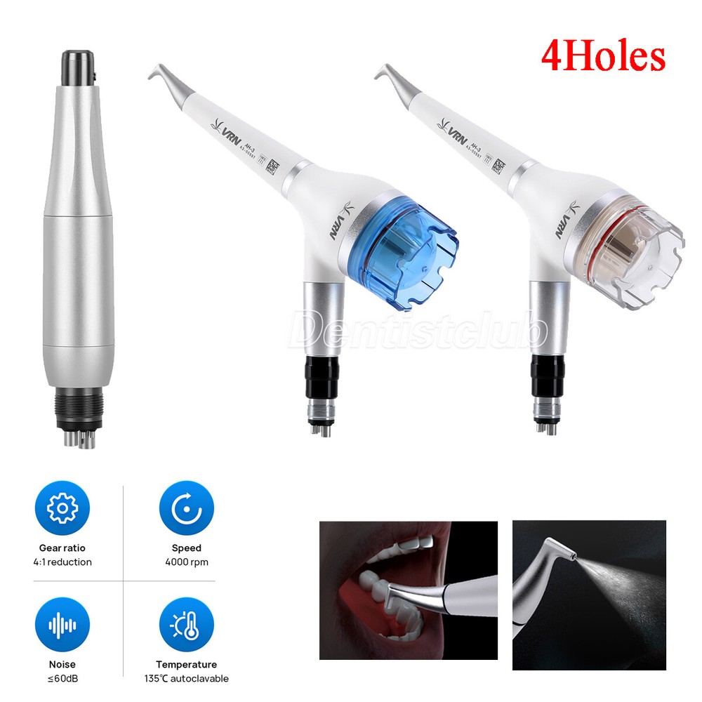 Dental Air Flow Teeth Polishing Jet Polisher Hygiene Prophy Handpiece 2/4Holes