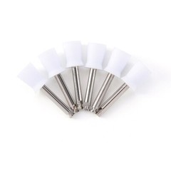 100 Pcs Dental Prophy Polishing Brush Nylon Bristle Flat/Tapered Prophylaxis RA