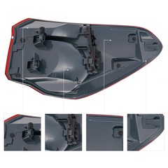 LED Taillight Assembly Left Driver Side Outer Brake Tail Light 2016-2019 BMW X1