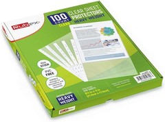Heavyweight Sheet Protectors, Holds 8.5 x 11 inch Sheets, 9.25 x 11.25 inch T…