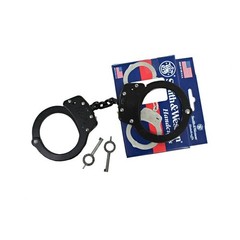 Smith & Wesson 350150 Model 100 M&P Chain-Linked Handcuffs & Keys, Melonite