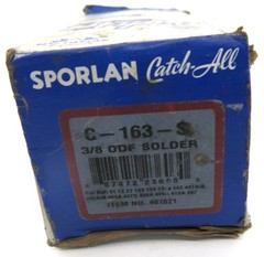 Sporlan Catch-All Filter Drier C-163-S 3/8″ ODF Solder Yellow Gray