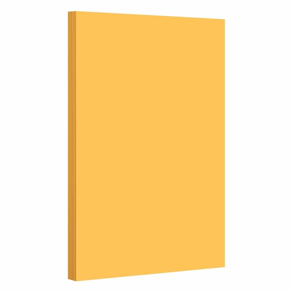 8.5 x 14 Ultra Orange Color Paper, Legal Size, 24lb Bond (90gsm), 50 Sheets