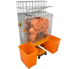 Commercial Orange Juicer Machine 110V Automatic Feeding Lemon Orange Squeezer US