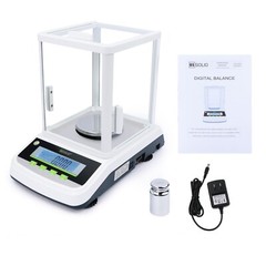U.S. Solid 1mg Analytical Balance 0.001g Lab Digital Precision Scale 100g-500g