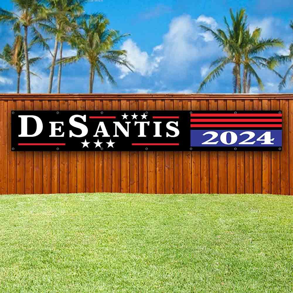 DESANTIS 2024 XXL Banner Advertising Vinyl Flag Sign Many Sizes LARGE SIZE ELECT