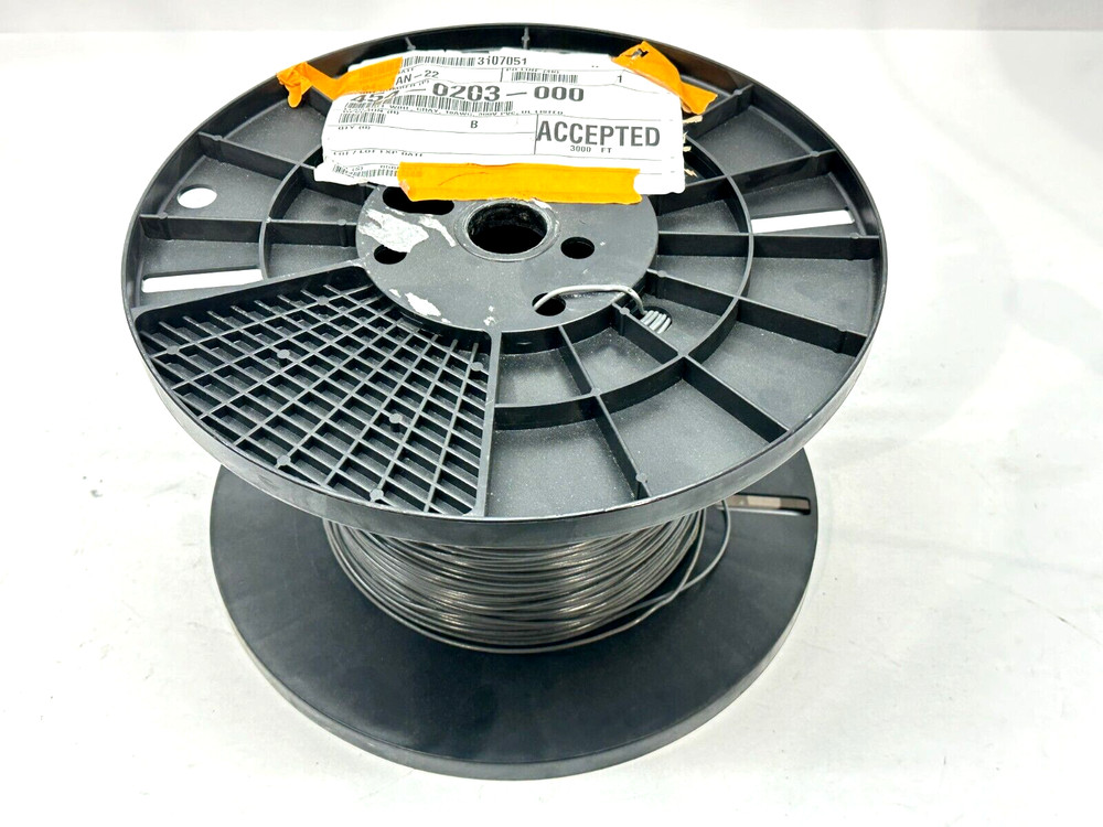 Judd Wire 454-0203-000 18AWG Style 1430 XLPVC 3000ft Spool 1400ft REMAINING