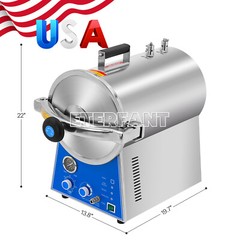 ENTERFANT Dental 24L Tabletop Medical Steam Sterilizer Autoclave Sterilizer US