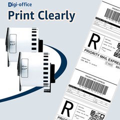 62mm x 30.48m CONTINUOUS Compatible for Brother DK2205 Labels QL-500/1100 2-3/7″