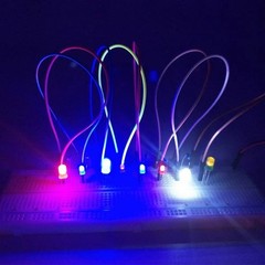 Lot of 100 PCS 5mm round White Red Yellow Green Blue LED super bright bulb light
