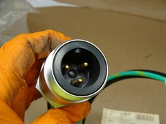 AMPHENOL SINE SYSTEMS 3-POLE CABLE P30017-M1 600V 30A