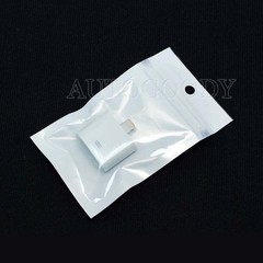 1000 Zip Zipper Lock Bags Clear Plastic White Back 4″ x 2.75″ Seal Reclosable