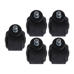 5 Pack 2 Inch Universal Heavy Duty Office Chair Caster Wheels 360 Degree