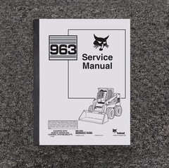Bobcat 963 BICS Skid Steer Loader Shop Service Repair Manual