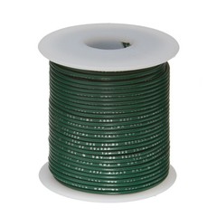 24 AWG Gauge Stranded Hook Up Wire Green 100 ft 0.0201″ UL1007 300 Volts