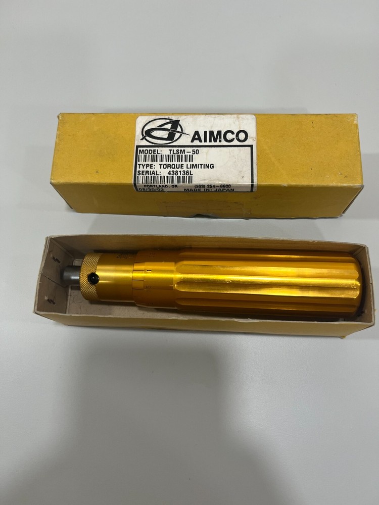 AIMCO ( Tohnichi ) TLSM-50 Torque Limiting Manual Screwdriver