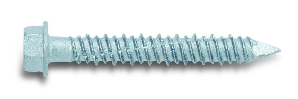 Powers 04116 1/4″ x 2-3/4″ Hex 410 Stainless Steel Tapper Concrete Screw 100/Box
