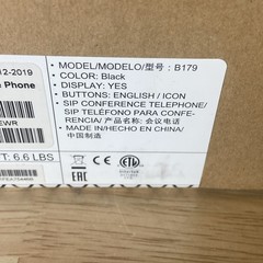 Avaya B179 SIP Conference Phone Black New Sealed