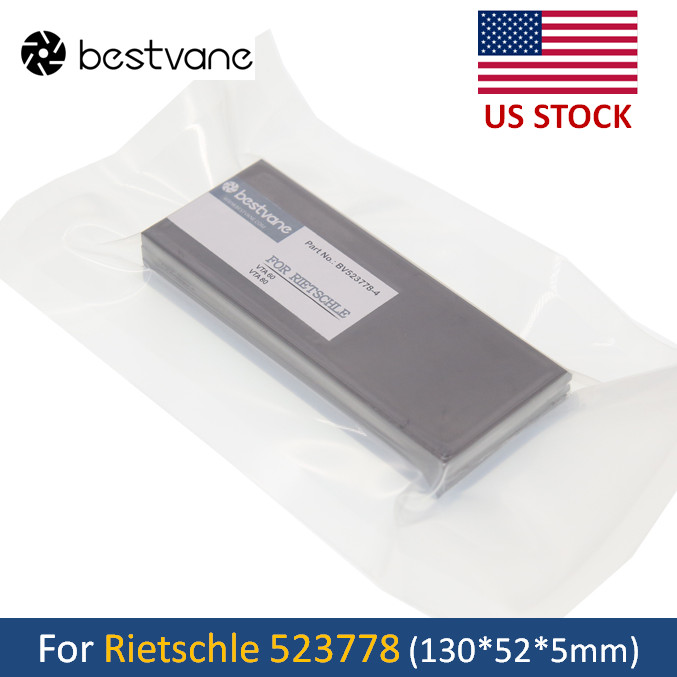 Carbon Vanes 523778 526886 523851 for Rietschle Vacuum Pump VTA60 VTA80 4 pcs