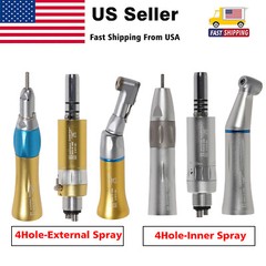 Low Speed Handpiece 4H Inner/External WATER Spray Push/Latch KYU Dental
