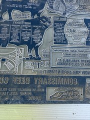 Vintage Metal Printing PlatesBEEF BUTCHER ADVERTISING NEWSPAPER PLATE