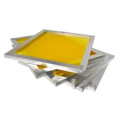 6 Pack 14×18 Inch Aluminum Frame Screen Printing Yellow 230 Mesh 100T Prestretch