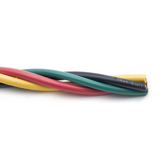 10/3 Twisted Submersible Cable With Ground Well Pump Wire 600V