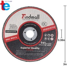 25 Pack – Cut Off Wheels 3″x1/32″x3/8″ – for Cutting Stainless Steel and Metal