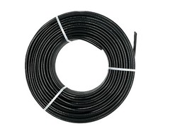 BLACK Vinyl Coated,1/8 – 3/16, 7×7 Cable: 25, 50, 100, 200, 250, 500, 1000 ft