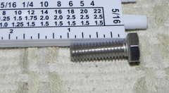 6) 5/16-18×3/4″ & 12) 5/16-18×1″ & 9) 5/16-18×7/8″ SS18-8, Hex Head Cap Screw