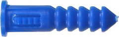 370329 Ribbed Plastic Anchor, 8-10-12 X 1-1/4-Inch, Blue, 100 Count (Pack of 1)