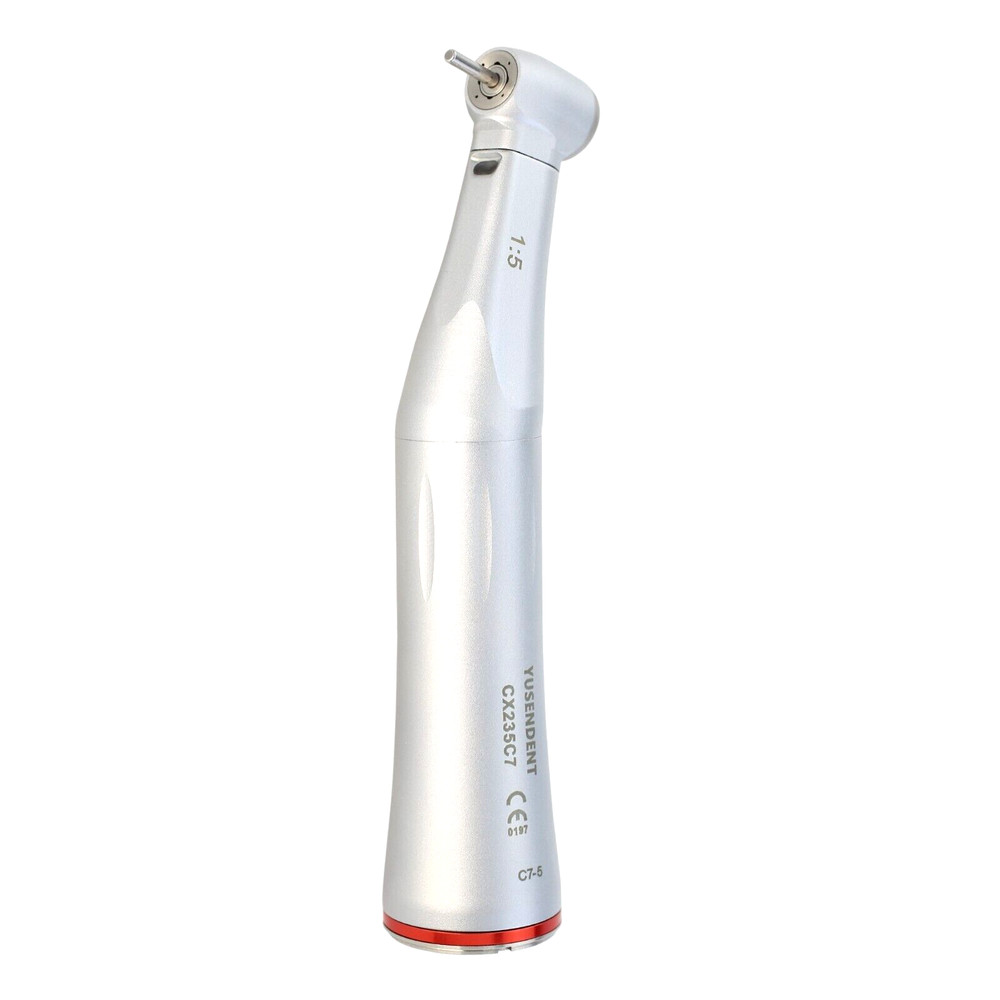 COXO Dental Electric Handpiece 1:5 Contra Angle Fiber Optic High Speed CX235C7-5