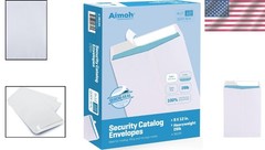 100 Count 9×12 Security Tinted Catalog Envelopes – Reliable Mailing Solution