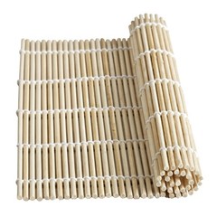 Bamboo Sushi Rolling Mat 9 x 9.375, Natural