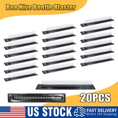20X Black Bee Hive Beetle Blaster BeeHive Beetle Trap Beekeeping Tool Reusable