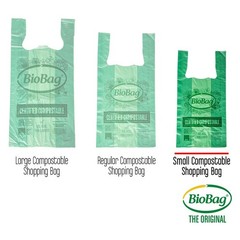 Biobag Usa 100 Certified Compostable Shopping Bags 10 Lb Capacity 600 Count
