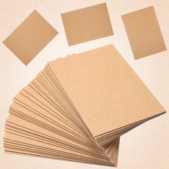 100 pieces 5″ x 7″ Corrugated 2 mm Cardboard Sheets for Mailers Flat Pack Insert