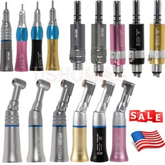 Dental low slow speed straight handpiece/ contra angle/ air motor fit NSK E-type
