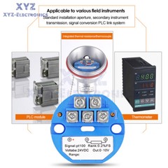 4-20MA 0-10V Temperature Sensor Transmitter Module PT100 Transmitter Module