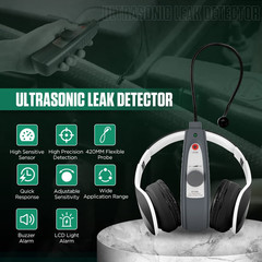 Ultrasonic Leak Detector 40Khz±2Khz Air Leak Detector Sensitivity Adjustable Aut